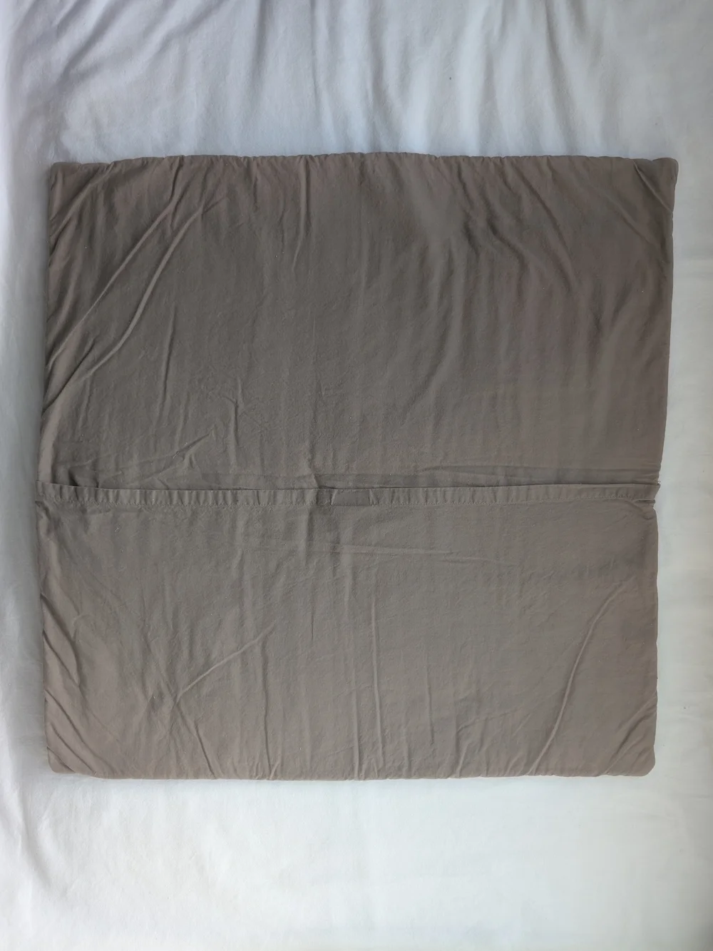 Crate& Barrel Jaipur Quilted Beige Brown Rust Square Euro Sham Pillow Covers - 2